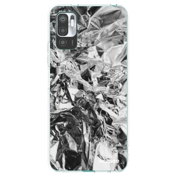 Picasee silikónový prehľadný obal pre Xiaomi Redmi Note 10 5G - Chrome
