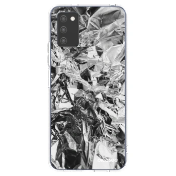 Picasee silikónový prehľadný obal pre Samsung Galaxy A02s A025G - Chrome