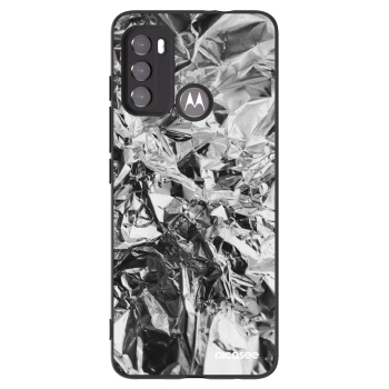 Picasee silikónový čierny obal pre Motorola Moto G60 - Chrome