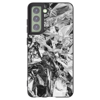 Picasee silikónový čierny obal pre Samsung Galaxy S21 FE 5G - Chrome