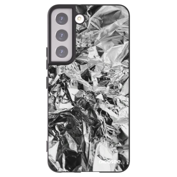 Picasee silikónový čierny obal pre Samsung Galaxy S22 5G - Chrome