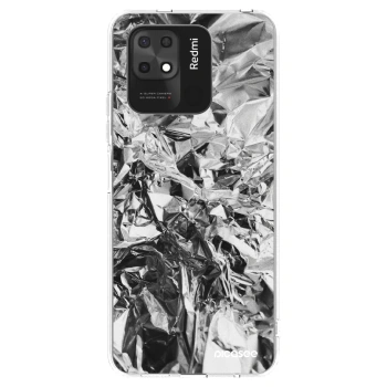 Picasee silikónový prehľadný obal pre Xiaomi Redmi 10C - Chrome