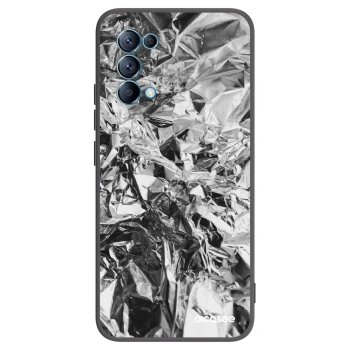 Picasee silikónový čierny obal pre OPPO Reno 5 5G - Chrome