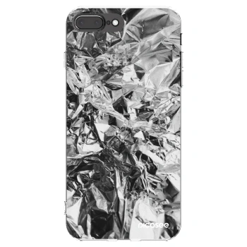 Picasee silikónový prehľadný obal pre Apple iPhone 8 Plus - Chrome