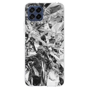 Picasee silikónový prehľadný obal pre Samsung Galaxy M53 5G - Chrome