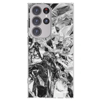 Picasee silikónový prehľadný obal pre Samsung Galaxy S23 Ultra 5G - Chrome