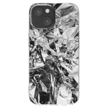 Picasee silikónový prehľadný obal pre Apple iPhone 15 - Chrome