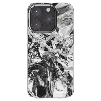 Picasee silikónový prehľadný obal pre Apple iPhone 15 Pro - Chrome