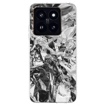 Picasee silikónový prehľadný obal pre Xiaomi 14 Pro - Chrome