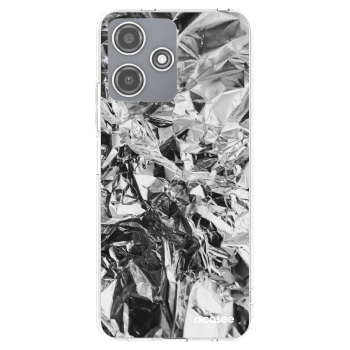 Picasee silikónový prehľadný obal pre Xiaomi Redmi 12 5G - Chrome