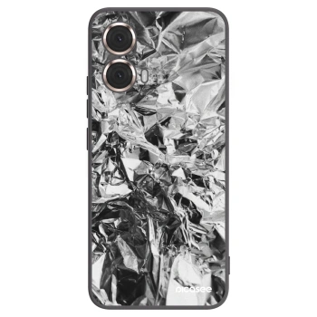 Picasee silikónový čierny obal pre Motorola Moto G85 - Chrome