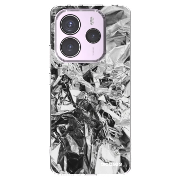 Picasee silikónový prehľadný obal pre Xiaomi Redmi Note 14 5G - Chrome
