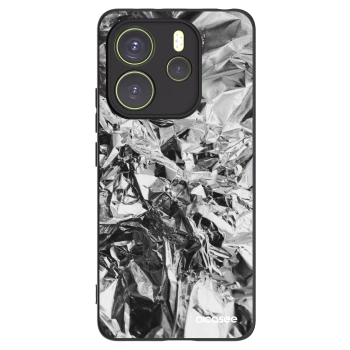 Picasee silikónový čierny obal pre Xiaomi Redmi Note 14 4G - Chrome