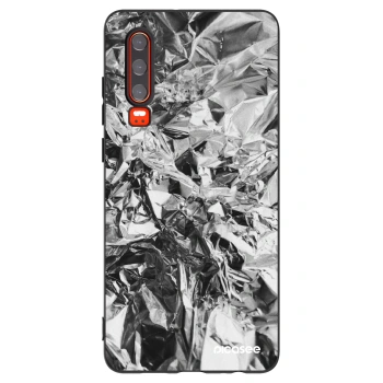 Picasee silikónový čierny obal pre Huawei P30 - Chrome