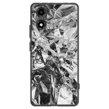 Picasee silikónový čierny obal pre Motorola Moto E14 - Chrome