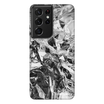 Picasee Fashion Case pre Samsung Galaxy S21 Ultra 5G G998B - Chrome