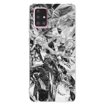 Picasee silikónový prehľadný obal pre Samsung Galaxy A71 A715F - Chrome