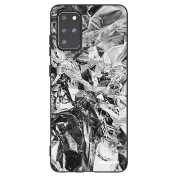 Picasee silikónový čierny obal pre Samsung Galaxy S20+ G985F - Chrome