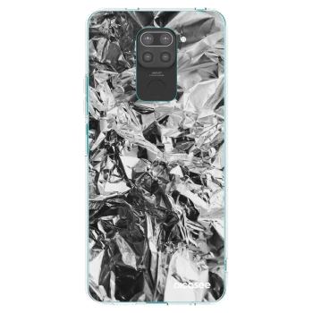 Picasee silikónový čierny obal pre Xiaomi Redmi Note 9 - Chrome