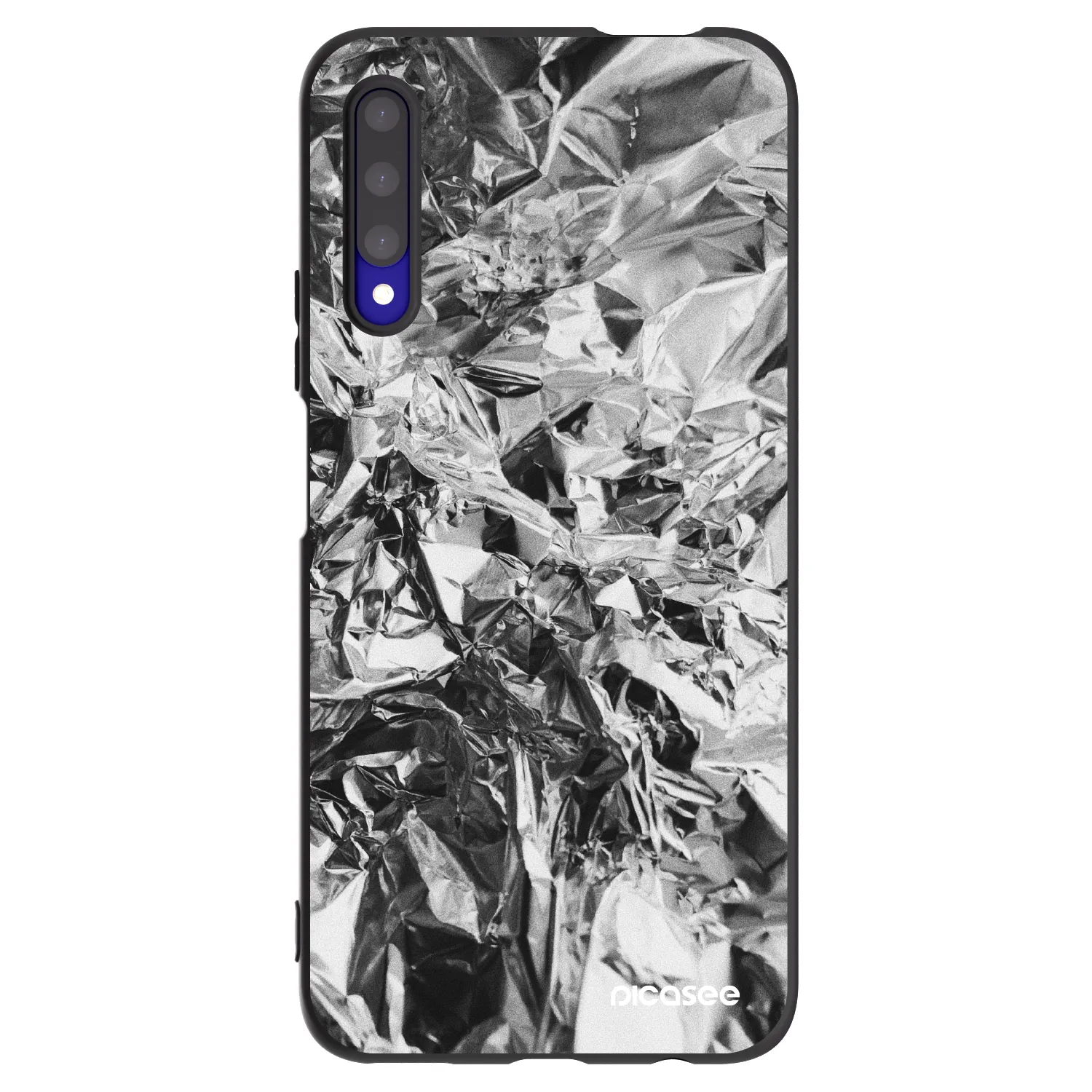 Picasee silikónový čierny obal pre Honor 9X Pro - Chrome