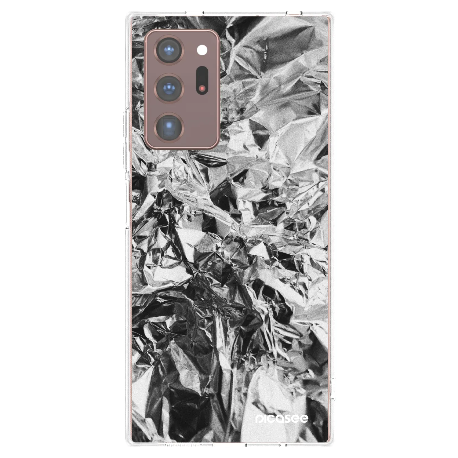Picasee silikónový prehľadný obal pre Samsung Galaxy Note 20 Ultra - Chrome