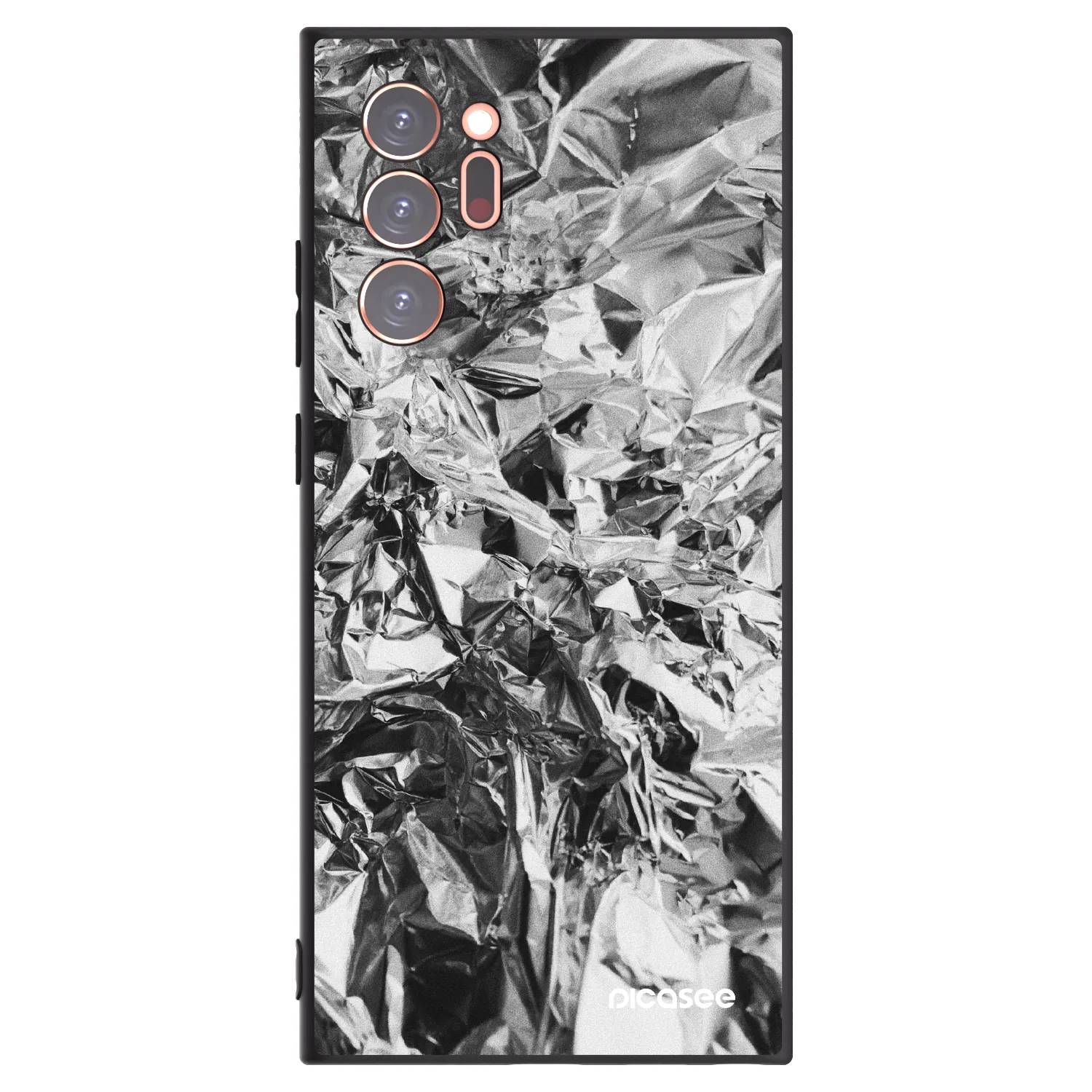 Picasee silikónový čierny obal pre Samsung Galaxy Note 20 Ultra - Chrome