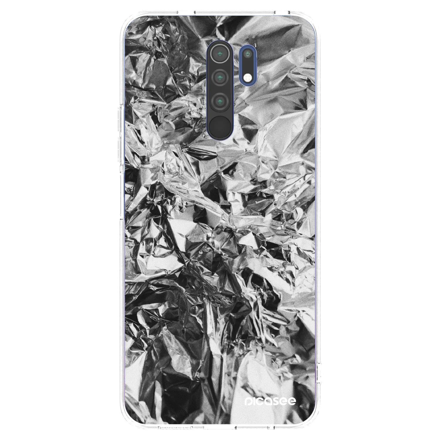 Picasee silikónový prehľadný obal pre Xiaomi Redmi 9 - Chrome