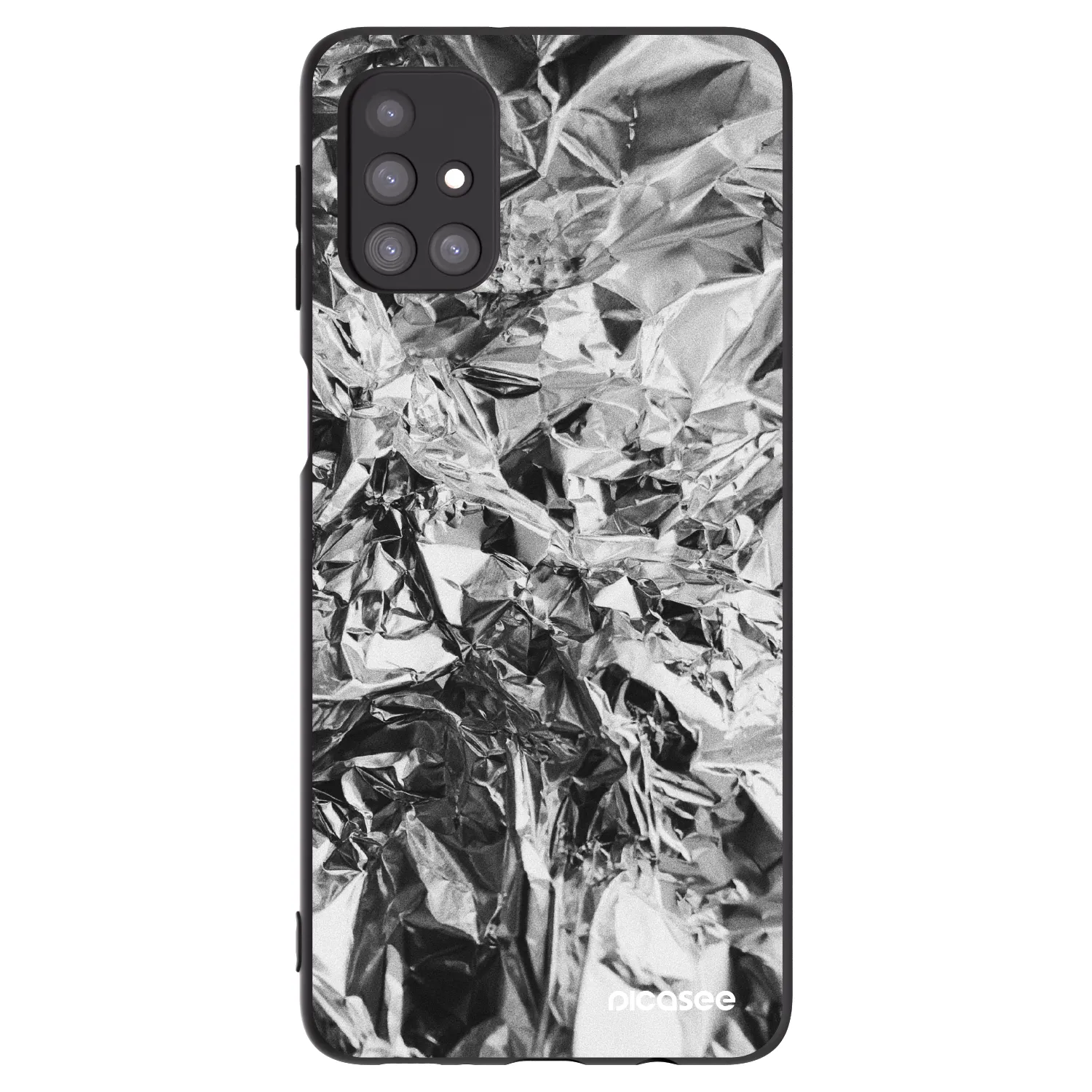 Picasee silikónový čierny obal pre Samsung Galaxy M31s - Chrome