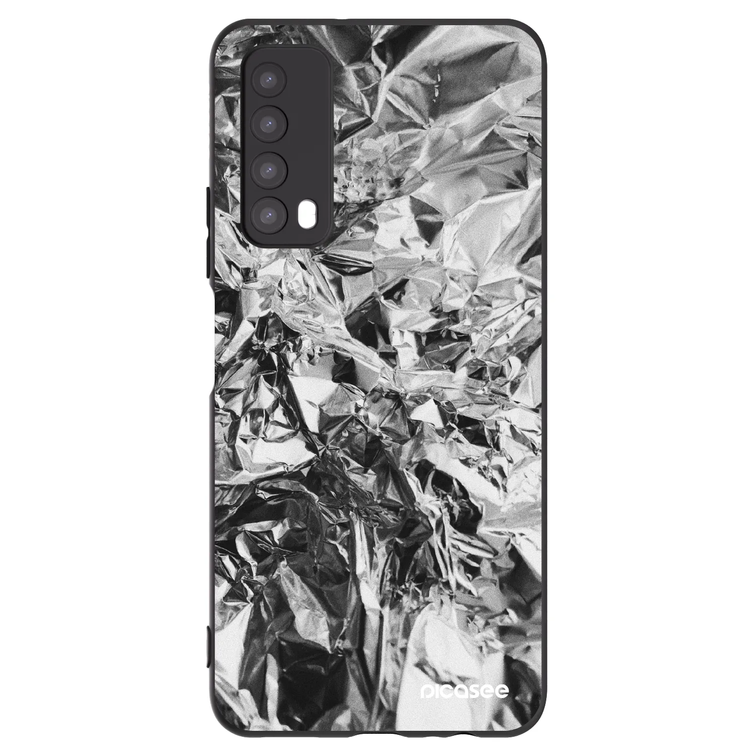 Picasee silikónový čierny obal pre Huawei P Smart 2021 - Chrome