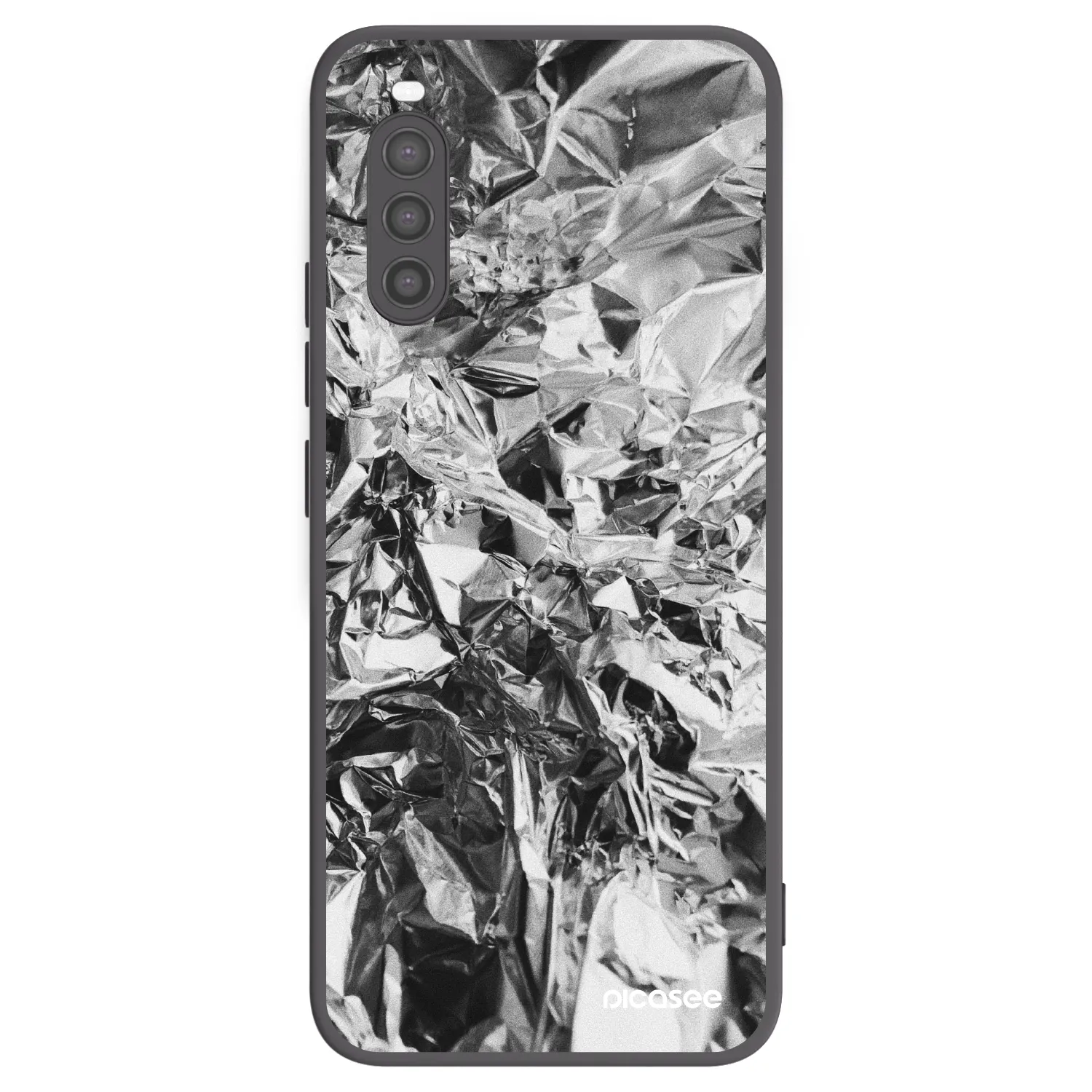 Picasee silikónový čierny obal pre Sony Xperia 10 II - Chrome