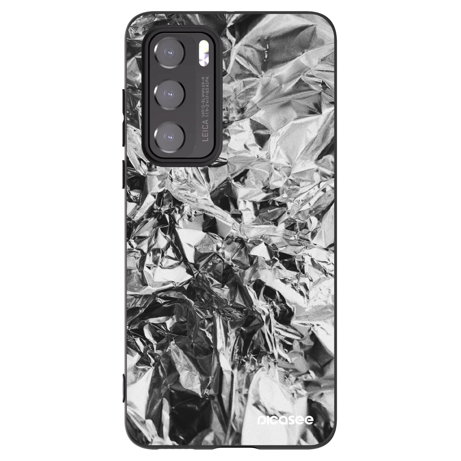 Picasee silikónový čierny obal pre Huawei P40 - Chrome