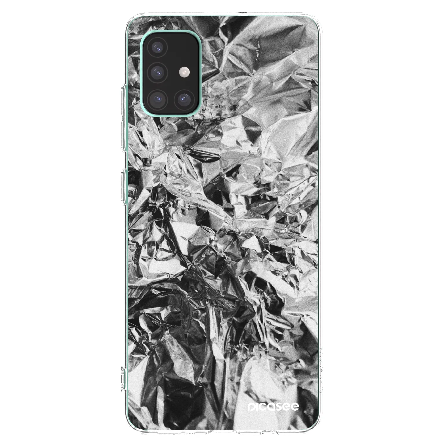 Picasee silikónový prehľadný obal pre Samsung Galaxy M51 M515F - Chrome