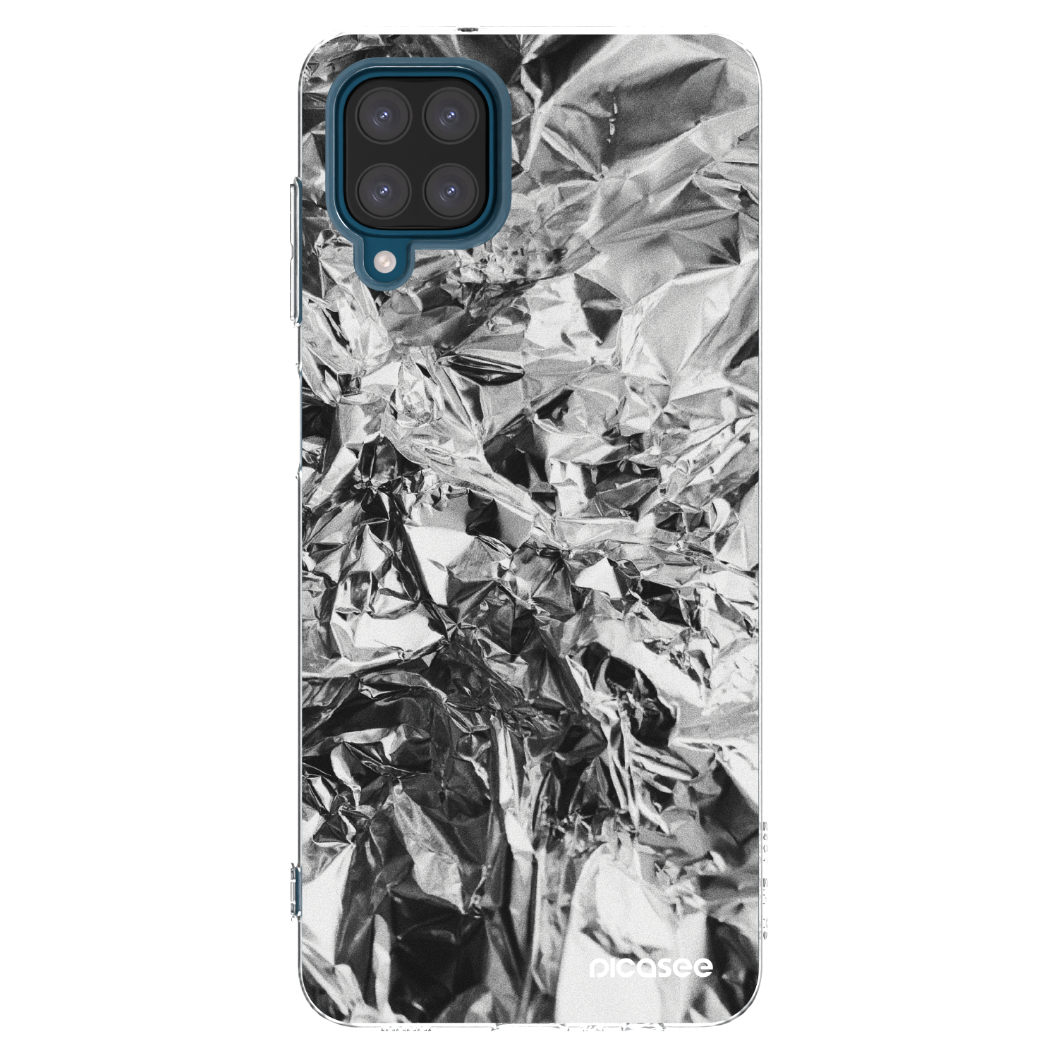 Picasee silikónový prehľadný obal pre Samsung Galaxy A12 A125F - Chrome