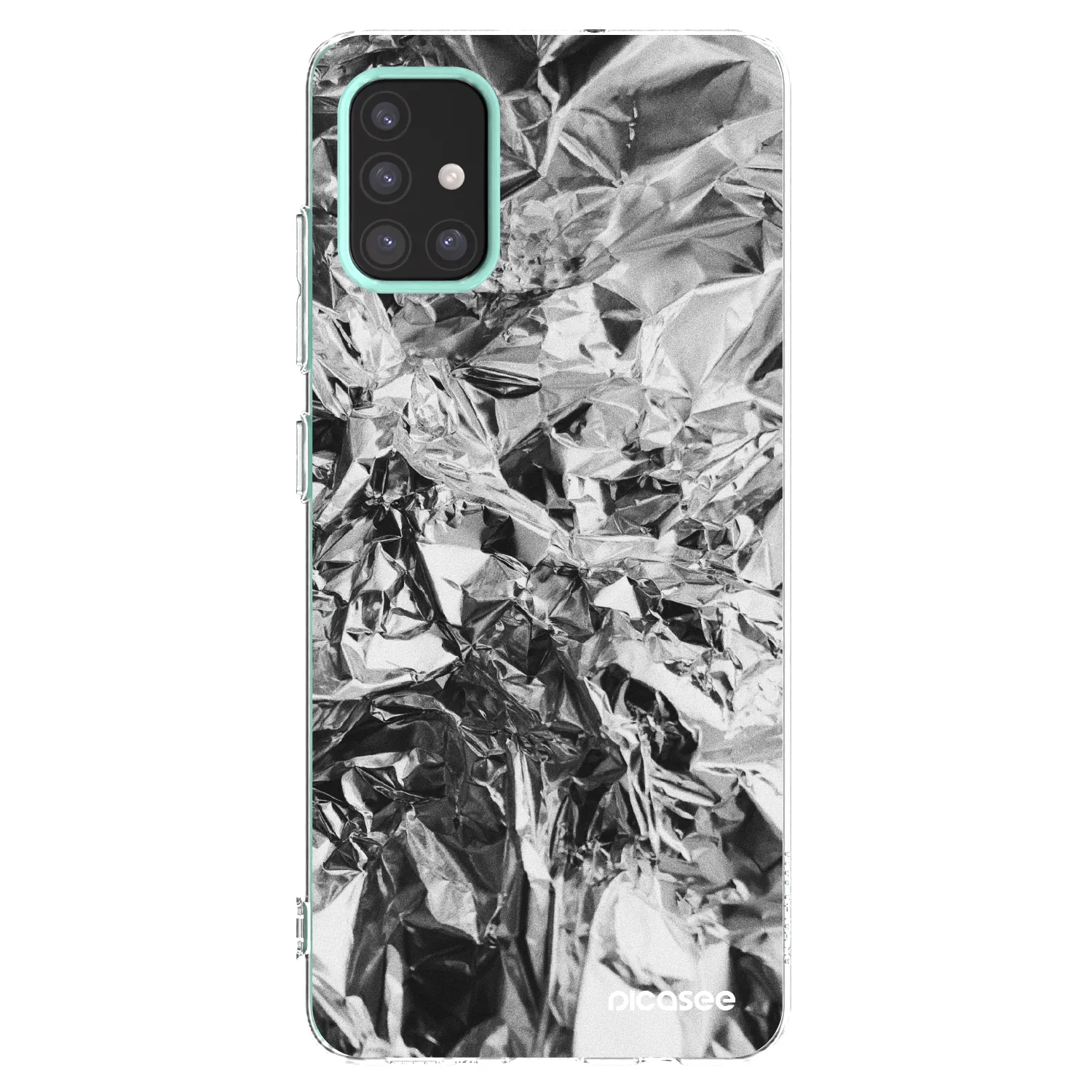 Picasee silikónový prehľadný obal pre Samsung Galaxy M31s - Chrome