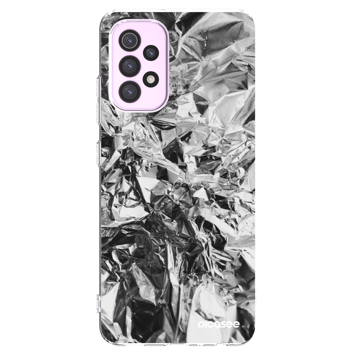 Picasee silikónový prehľadný obal pre Samsung Galaxy A32 5G A326B - Chrome