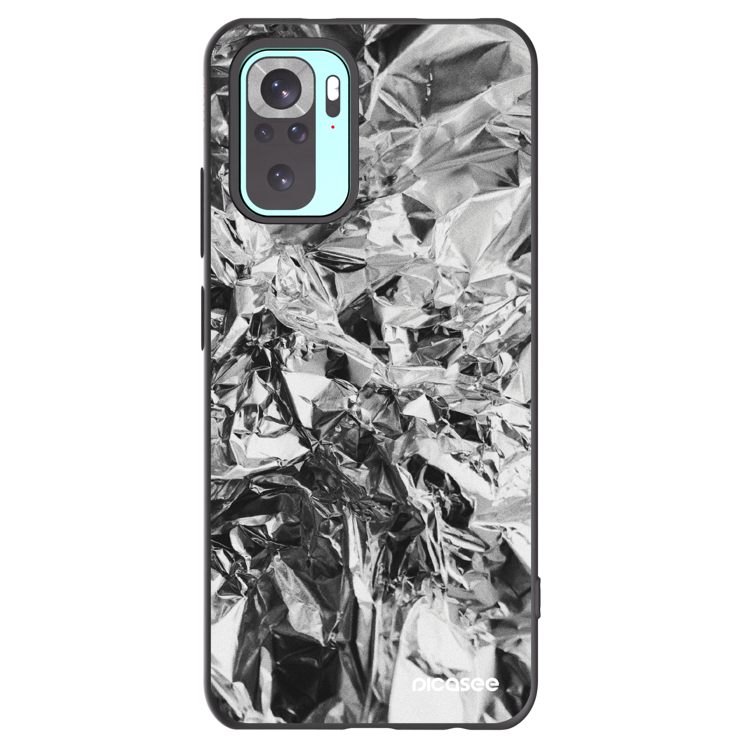 Picasee silikónový čierny obal pre Xiaomi Redmi Note 10 Pro - Chrome