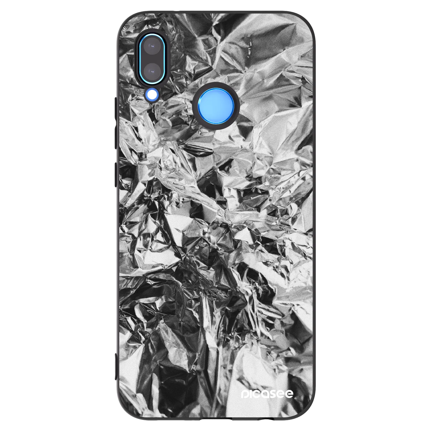 Picasee silikónový čierny obal pre Huawei P20 Lite - Chrome