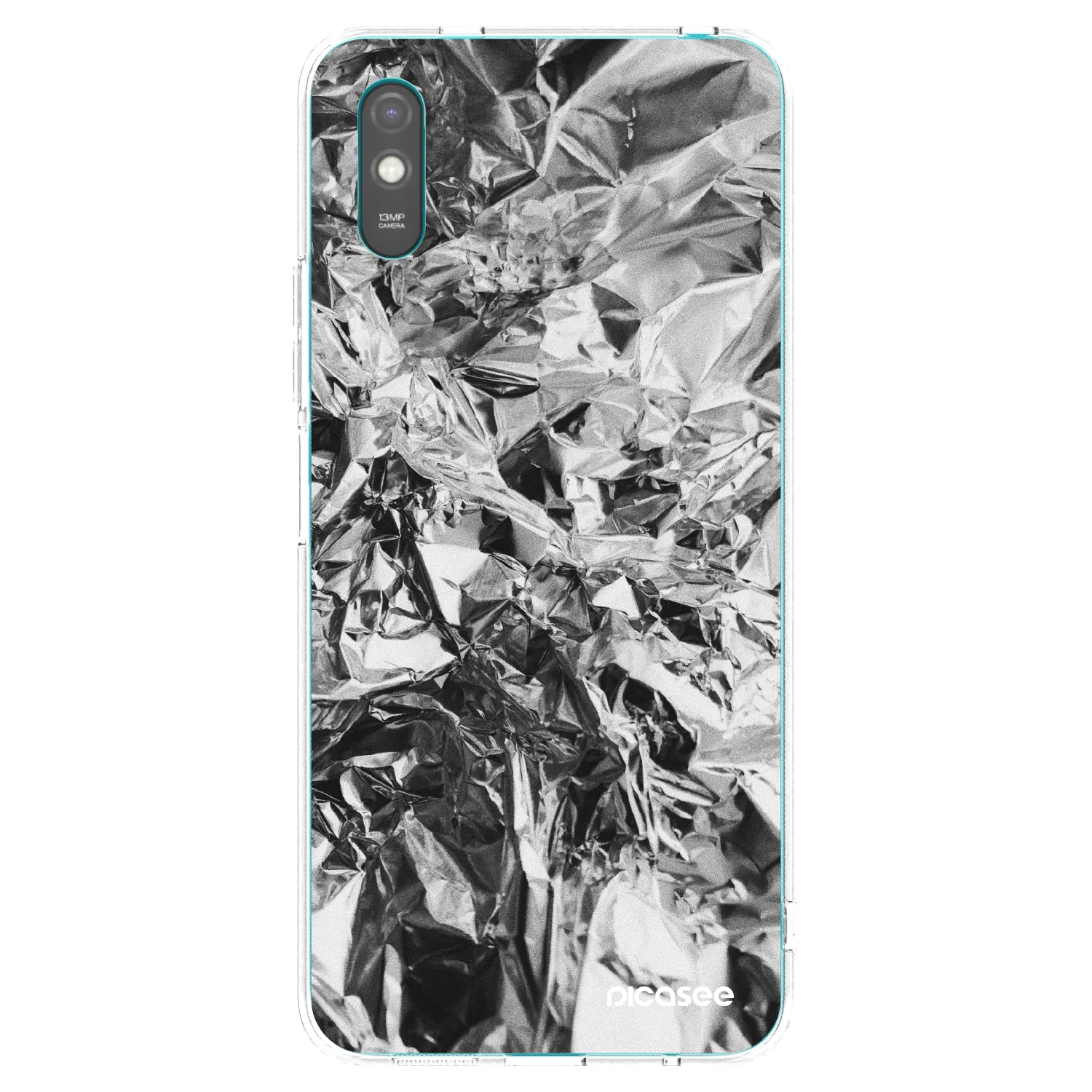 Picasee silikónový prehľadný obal pre Xiaomi Redmi 9AT - Chrome