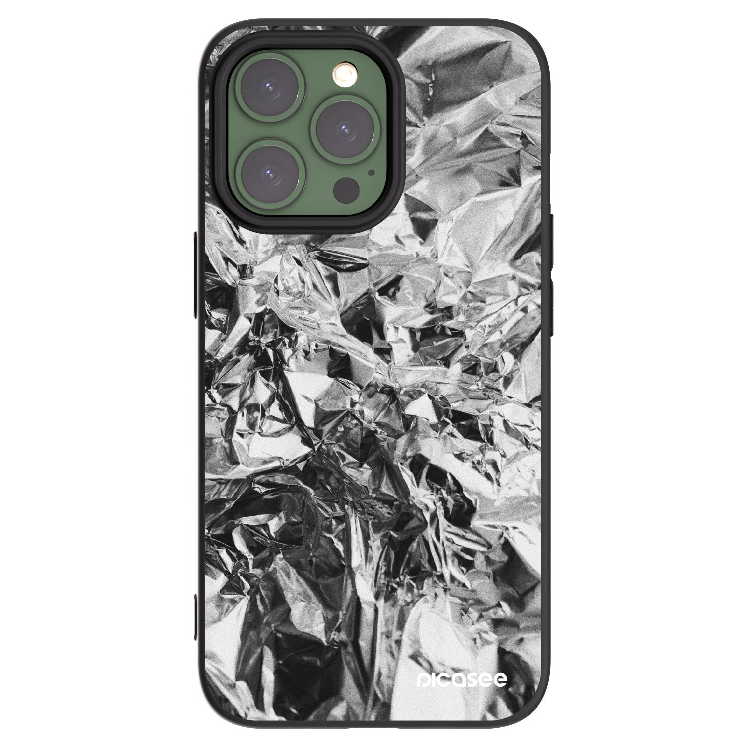 Picasee silikónový čierny obal pre Apple iPhone 13 Pro - Chrome