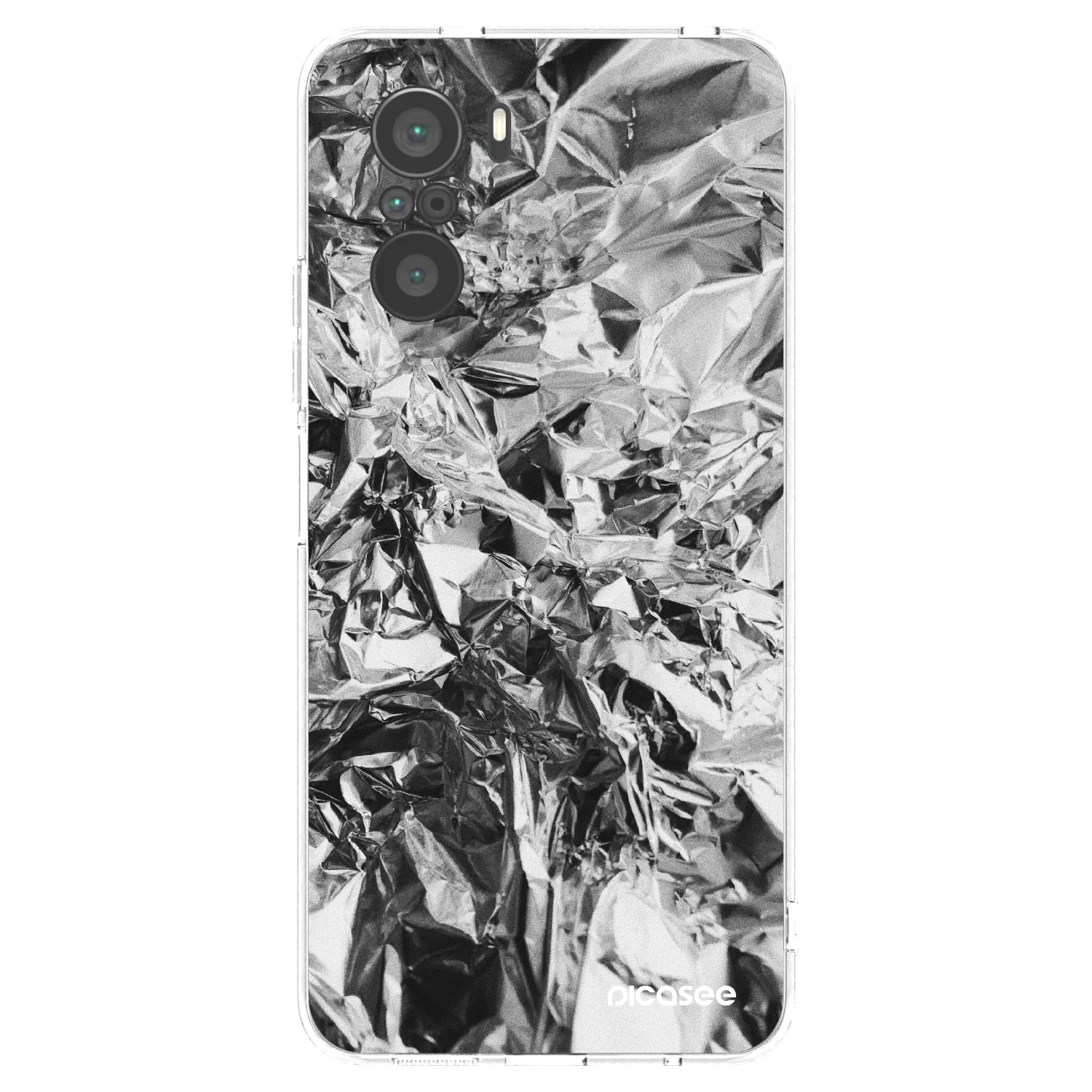 Picasee silikónový prehľadný obal pre Xiaomi Poco F3 - Chrome