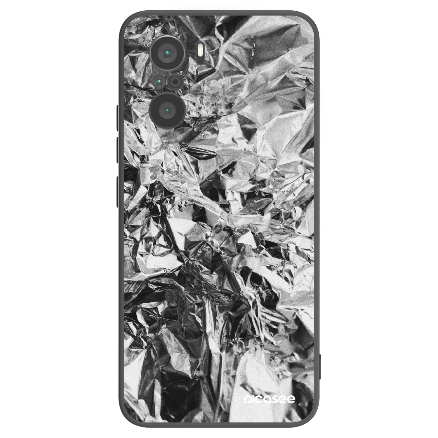 Picasee silikónový čierny obal pre Xiaomi Poco F3 - Chrome