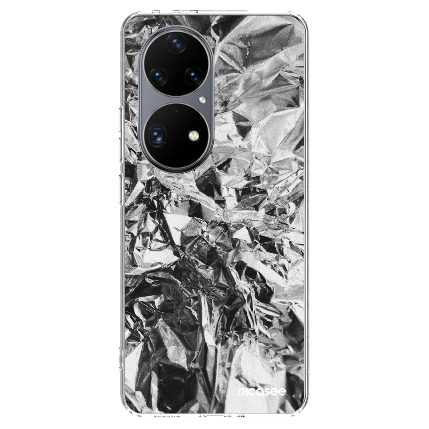 Picasee silikónový prehľadný obal pre Huawei P50 - Chrome