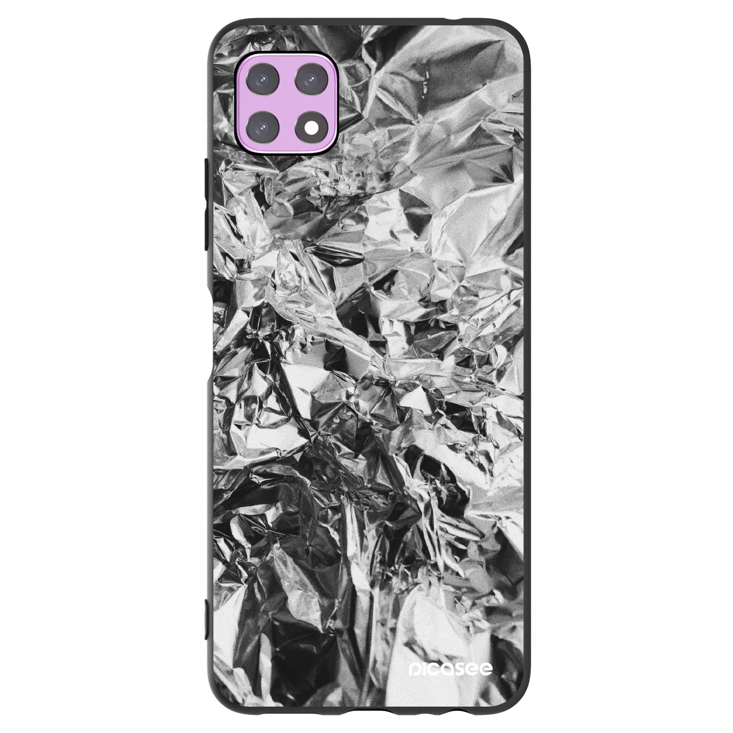 Picasee silikónový čierny obal pre Samsung Galaxy A22 A226B 5G - Chrome