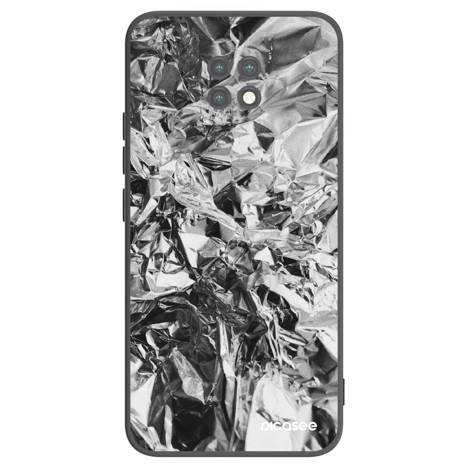 Picasee silikónový čierny obal pre Xiaomi Redmi Note 9T - Chrome
