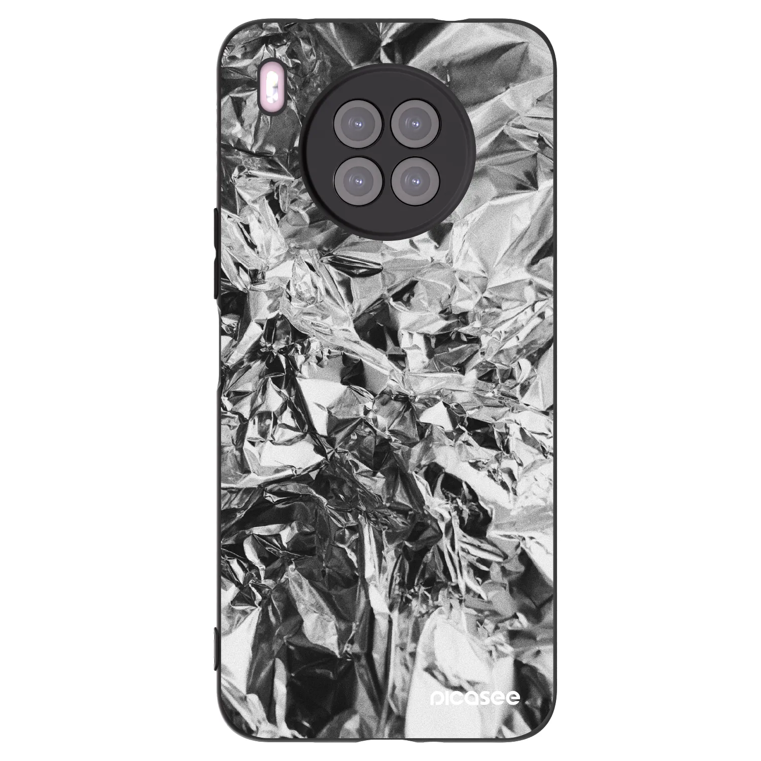 Picasee silikónový čierny obal pre Huawei Nova 8i - Chrome