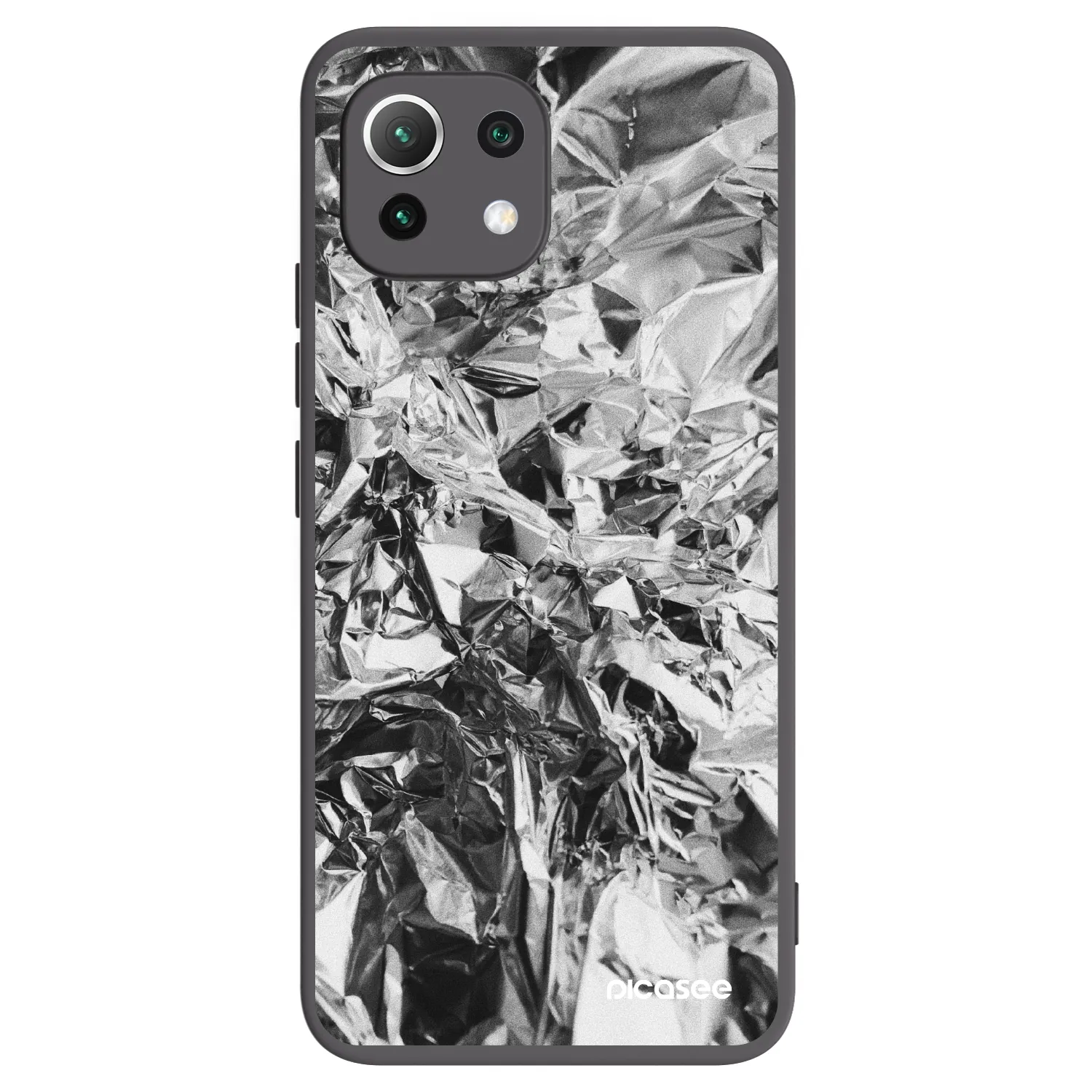 Picasee silikónový čierny obal pre Xiaomi 11 Lite 5G NE - Chrome