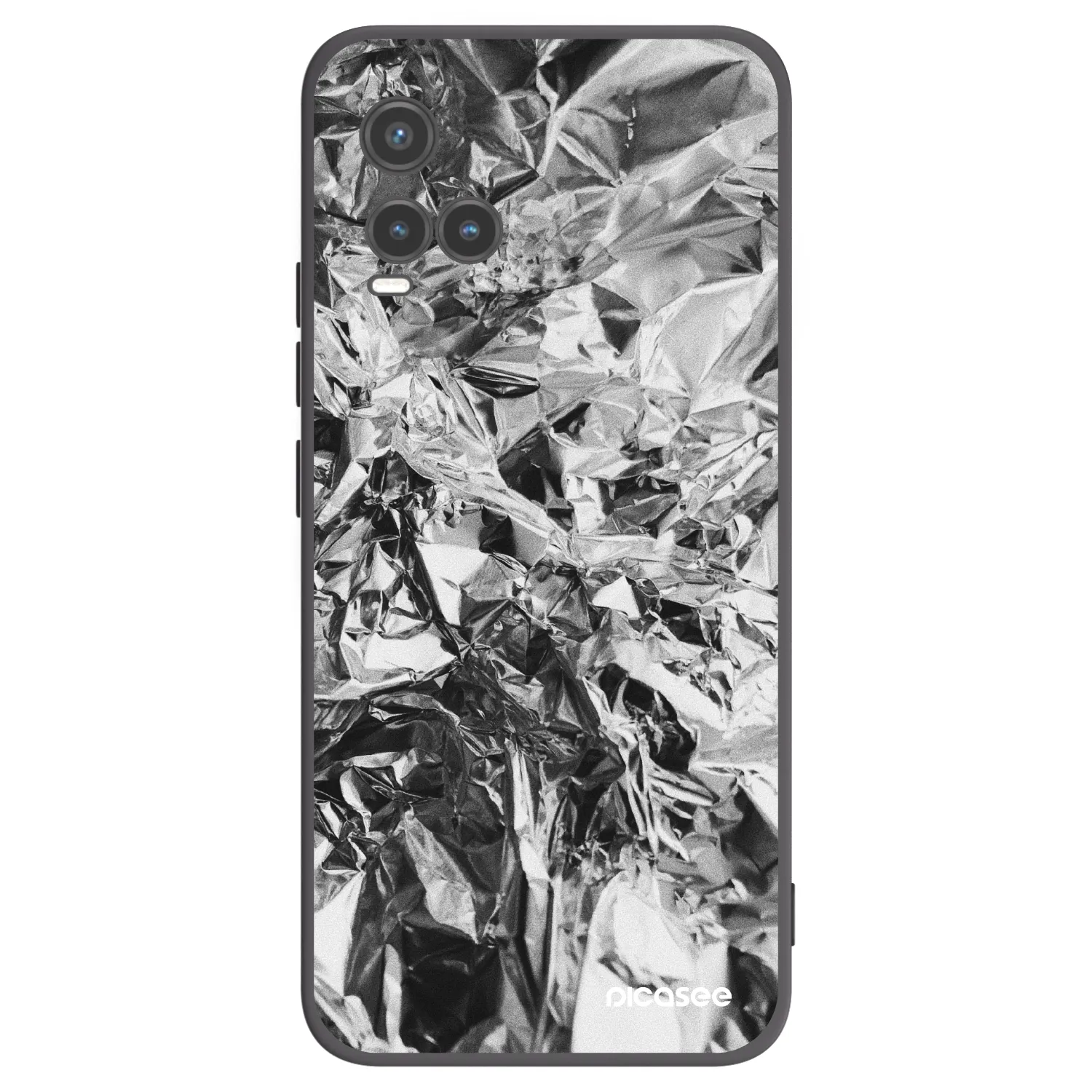 Picasee silikónový čierny obal pre Vivo Y33s - Chrome