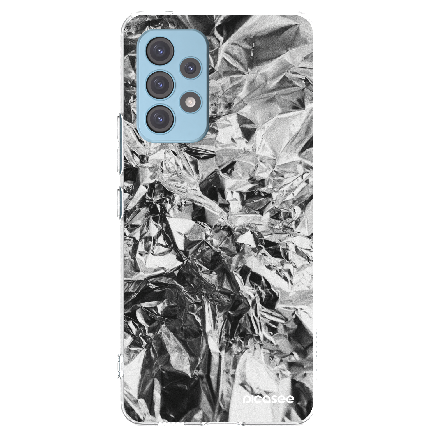 Silikónový prehľadný obal pre Samsung Galaxy A53 5G A536 - Chrome