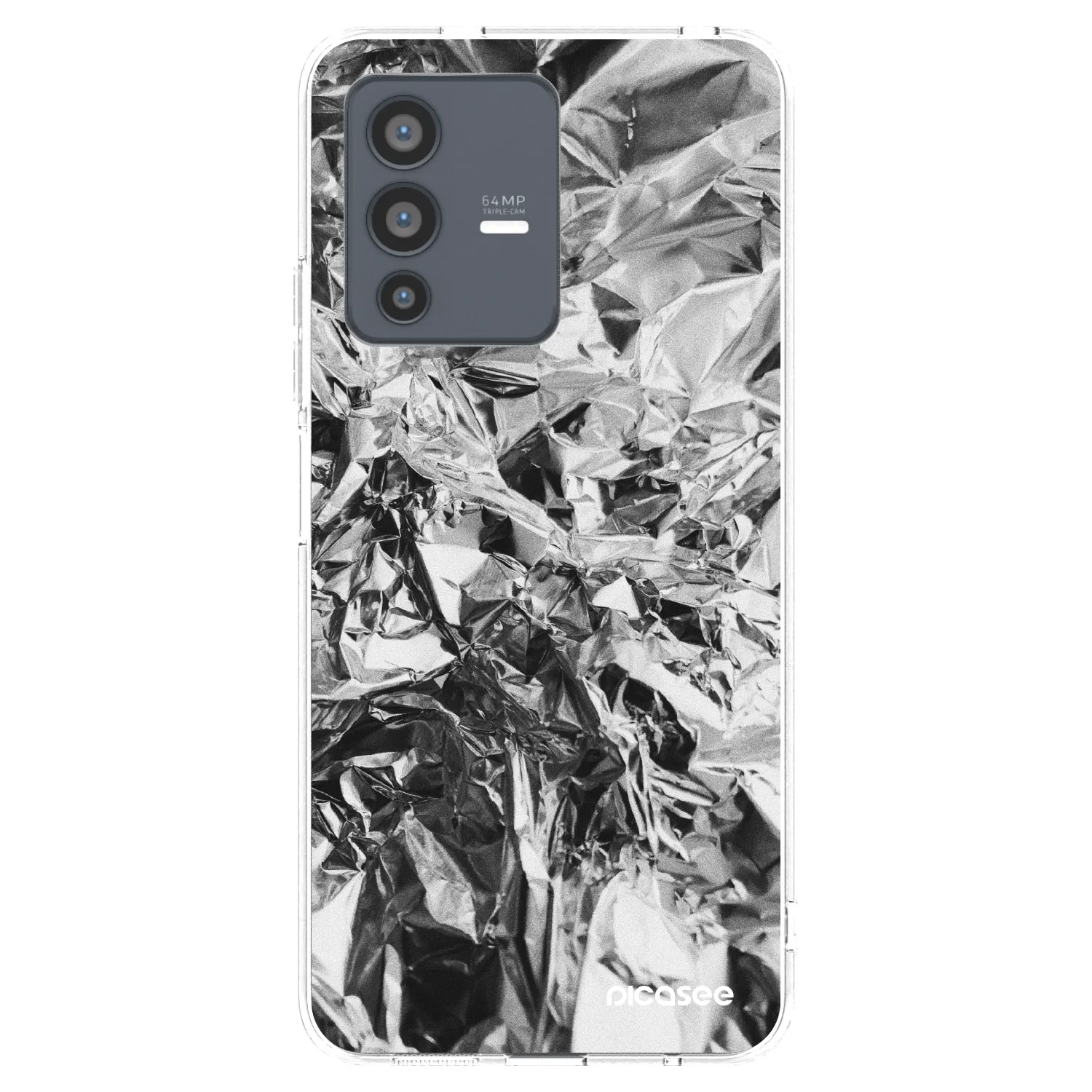 Picasee silikónový prehľadný obal pre Vivo V23 5G - Chrome