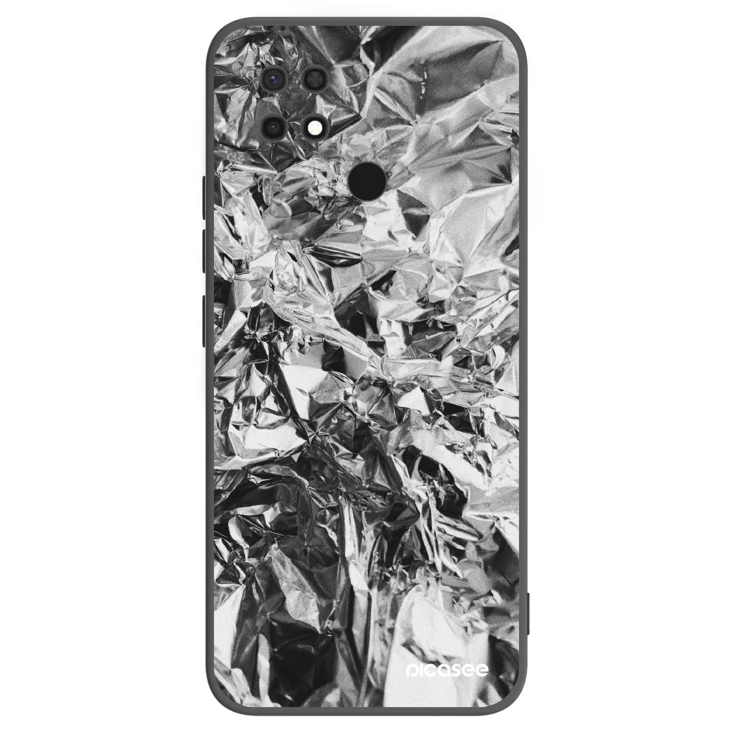 Picasee silikónový čierny obal pre Xiaomi Redmi 10C - Chrome